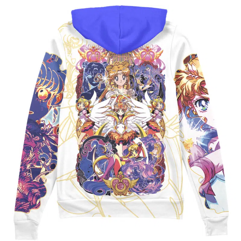 Usagi Tsukino V2 Sailor Moon Streetwear Zip Hoodie Jacket