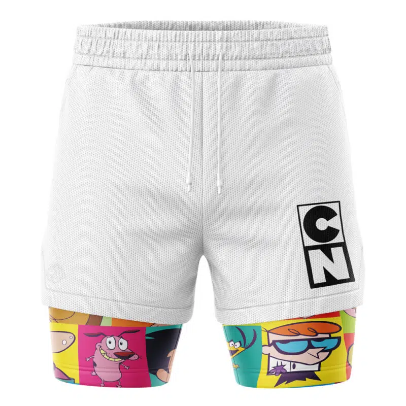 90s V2 Cartoon Network 2-in-1 Performance Shorts - Image 2
