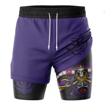 Ainz Ooal Gown Overlord 2-in-1 Performance Shorts