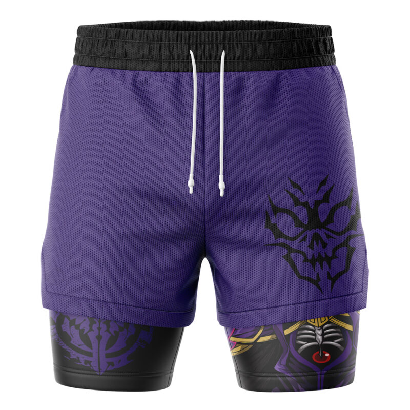Ainz Ooal Gown Overlord 2-in-1 Performance Shorts - Image 2