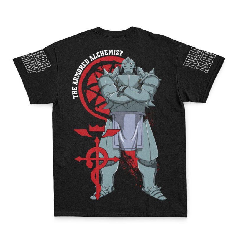 Alphonse Elric The Armored Fullmetal Alchemist Streetwear T-Shirt - Image 3