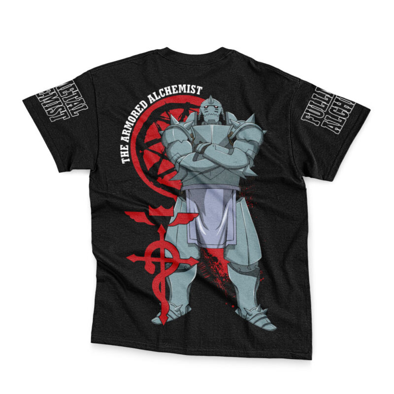 Alphonse Elric The Armored Fullmetal Alchemist Streetwear T-Shirt - Image 4