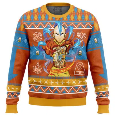Avatar Aang ATLA Ugly Christmas Sweater