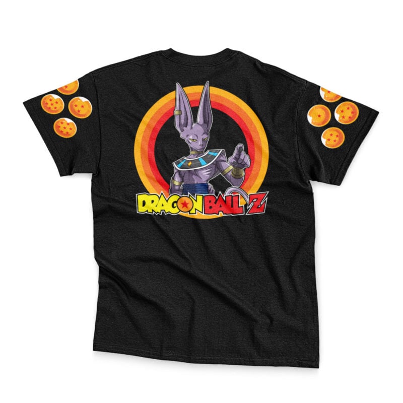 Beerus Fight Dragon Ball Z Streetwear T-Shirt - Image 4