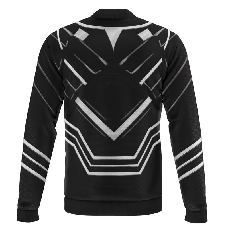 Black Panther Cosplay Marvel Casual Bomber Jacket - Image 2