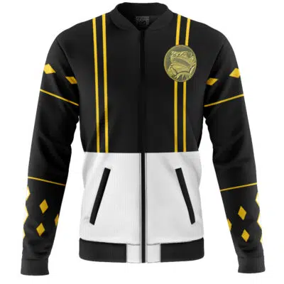 Black Ranger Ninjetti Power Rangers Casual Bomber Jacket