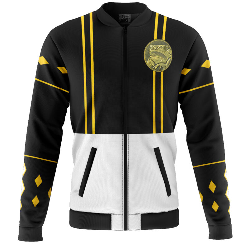 Black Ranger Ninjetti Power Rangers Casual Bomber Jacket