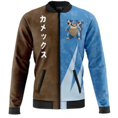 Blastoise Classic Pokemon Casual Bomber Jacket