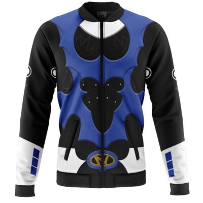 Blue Psycho Ranger Casual Bomber Jacket