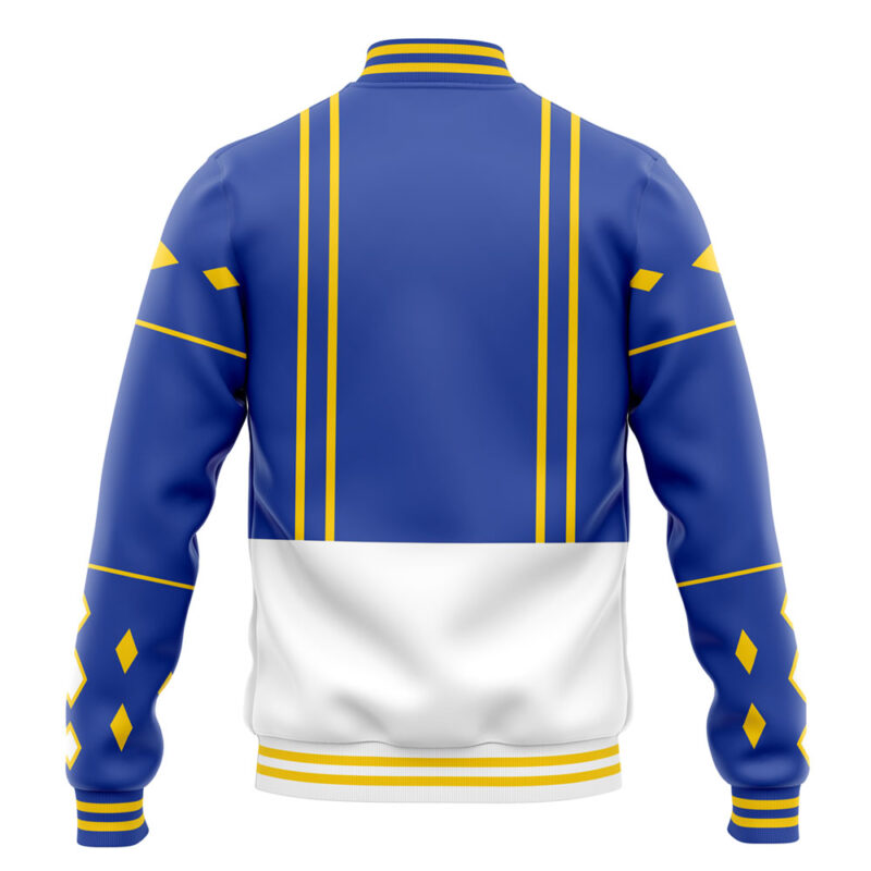 Blue Ranger Ninjetti Power Rangers Varsity Jacket - Image 4