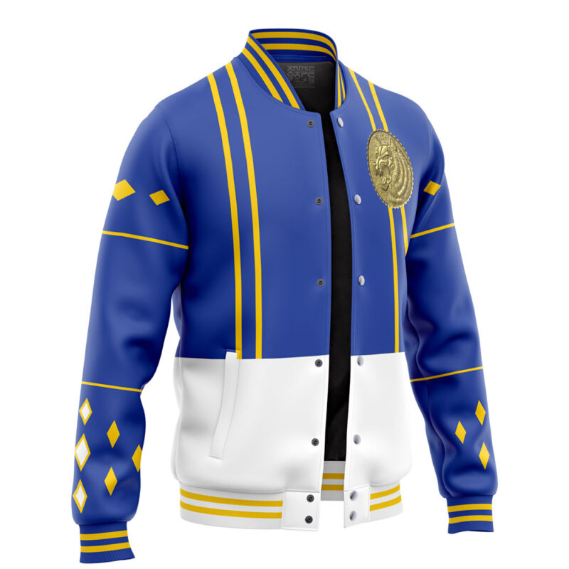 Blue Ranger Ninjetti Power Rangers Varsity Jacket - Image 2