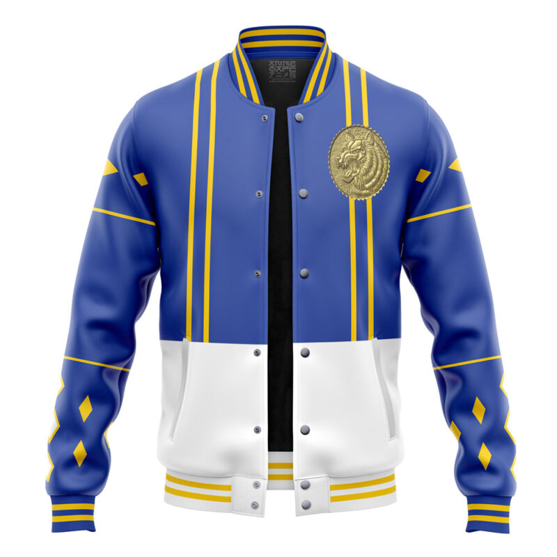 Blue Ranger Ninjetti Power Rangers Varsity Jacket