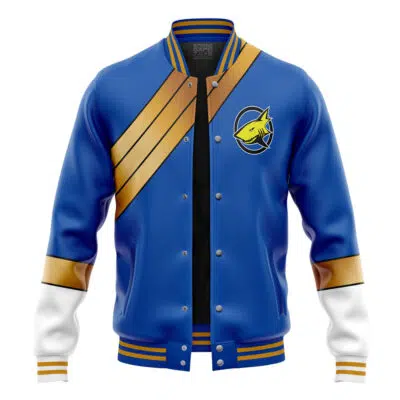 Blue Ranger Wild Force Power Rangers Varsity Jacket