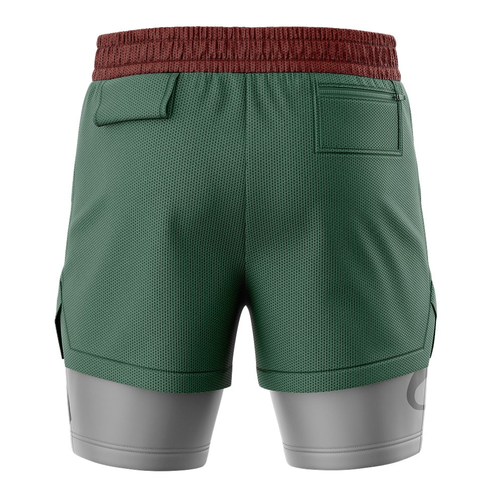 Boba Fett Star Wars 2-in-1 Performance Shorts - Image 4