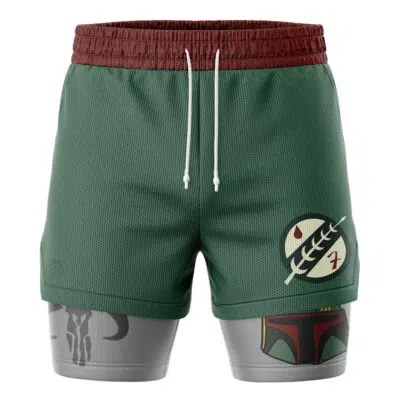 Boba Fett Star Wars 2-in-1 Performance Shorts