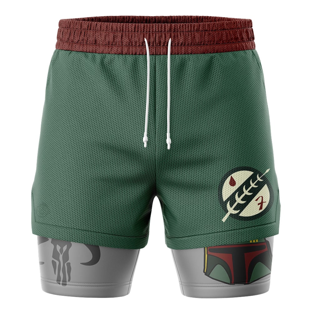 Boba Fett Star Wars 2-in-1 Performance Shorts