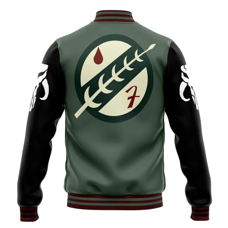 Boba Fett Star Wars Varsity Jacket - Image 4