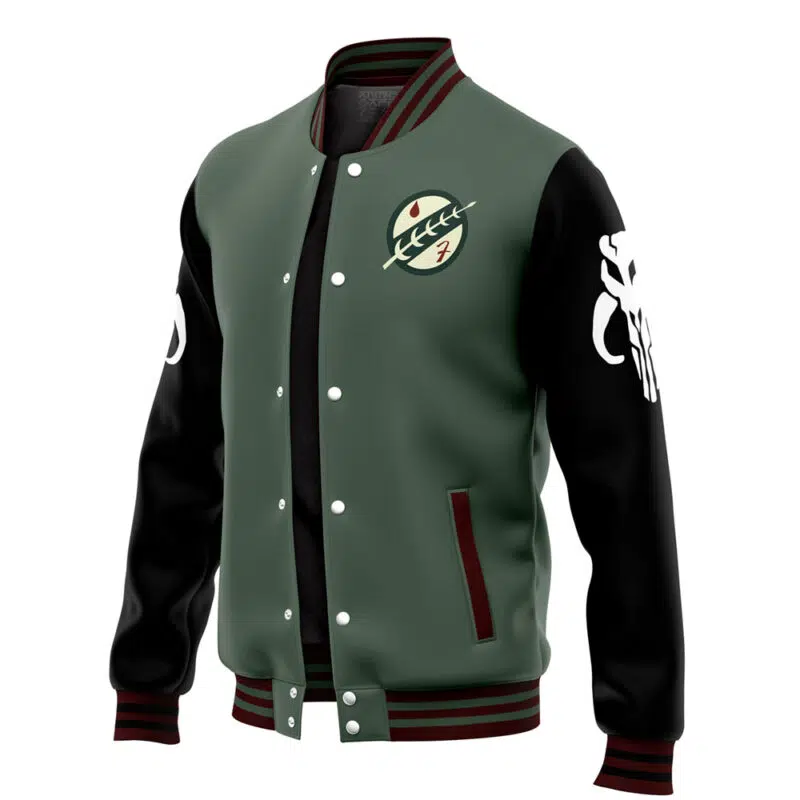 Boba Fett Star Wars Varsity Jacket - Image 3