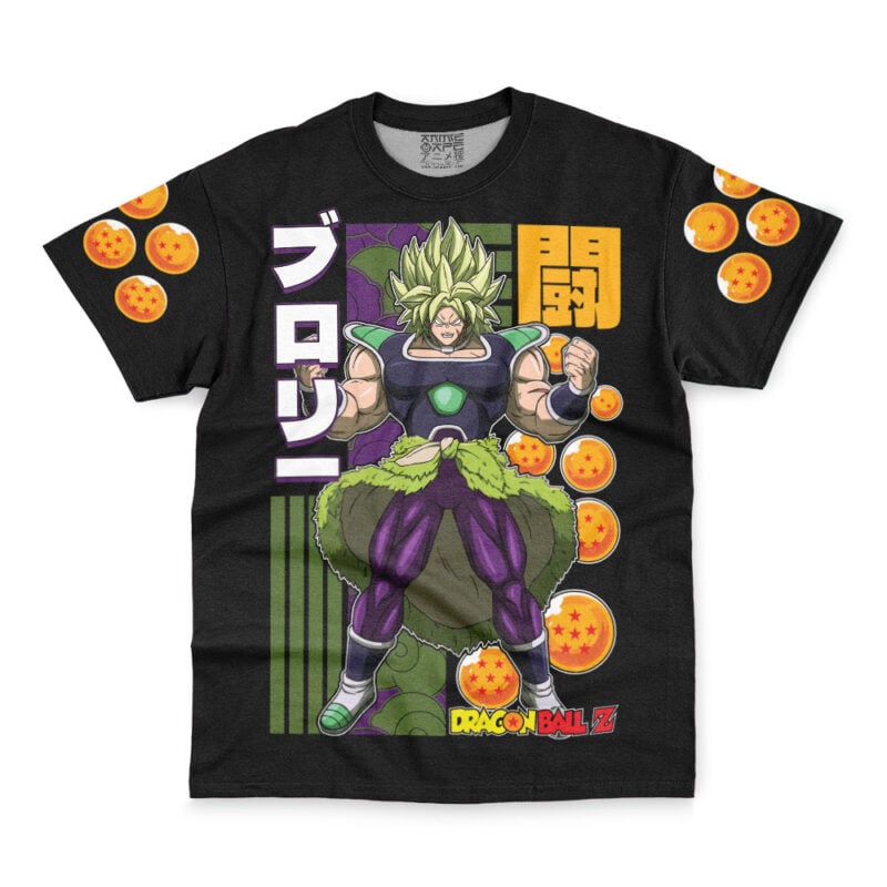 Broly Fight Dragon Ball Z Streetwear T-Shirt - Image 2