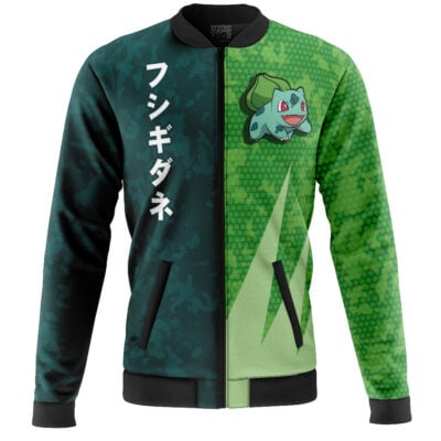 Bulbasaur Classic Pokemon Casual Bomber Jacket