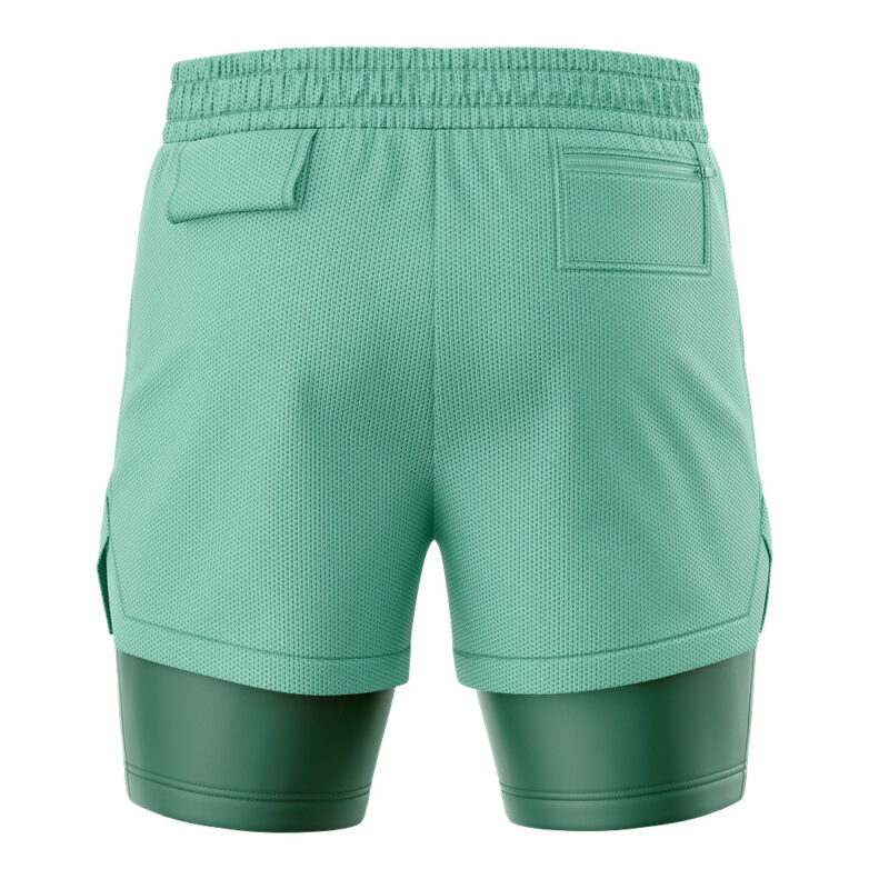 Bulbasaur Face Pokemon 2-in-1 Performance Shorts - Image 4