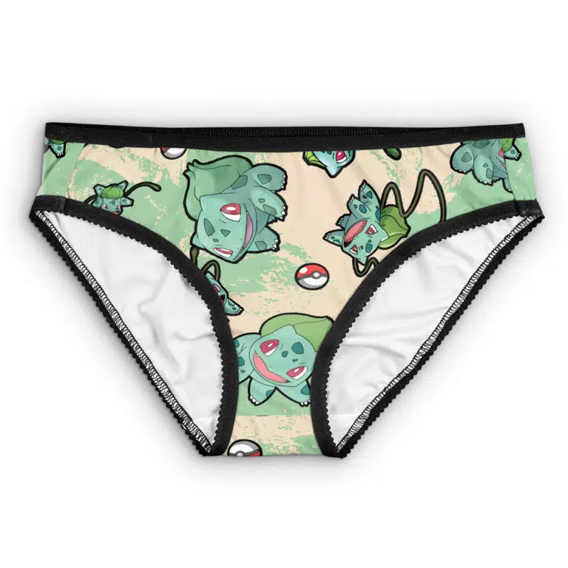Bulbasaur Pattern Pokemon Panties