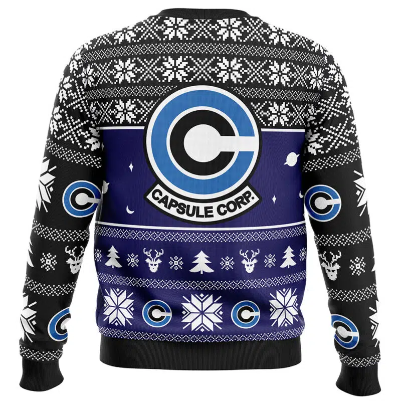 Capsule Corp Dragon Ball Z Ugly Christmas Sweater - Image 2