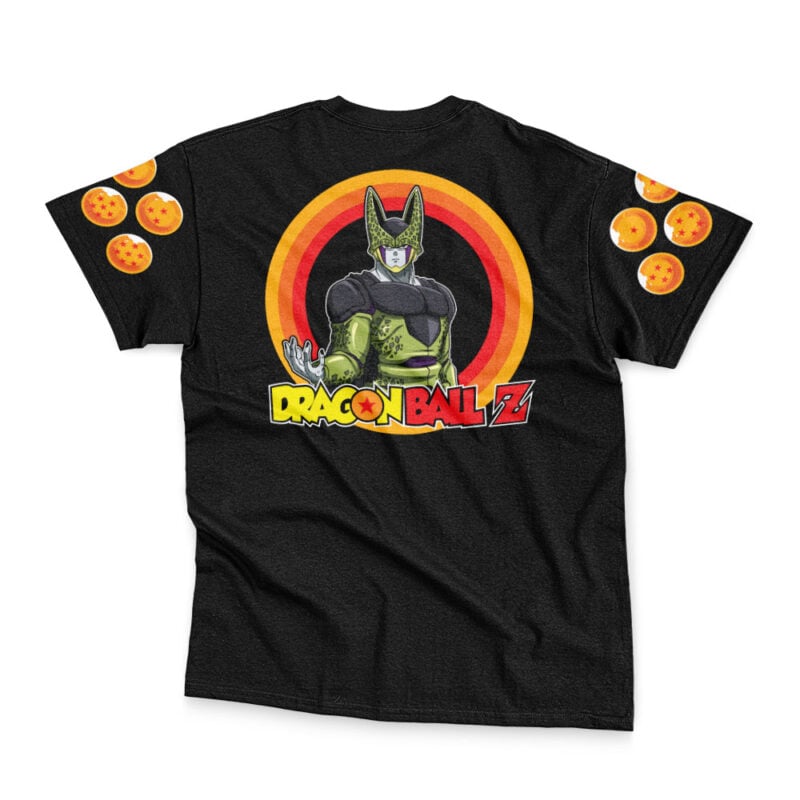 Cell Fight Dragon Ball Z Streetwear T-Shirt - Image 4