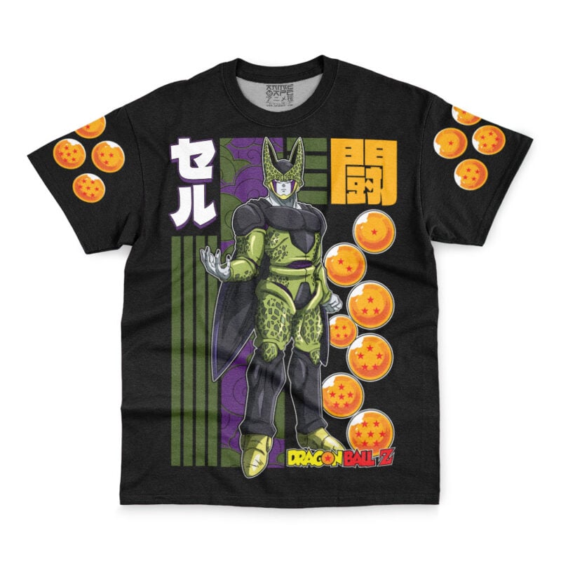 Cell Fight Dragon Ball Z Streetwear T-Shirt - Image 2