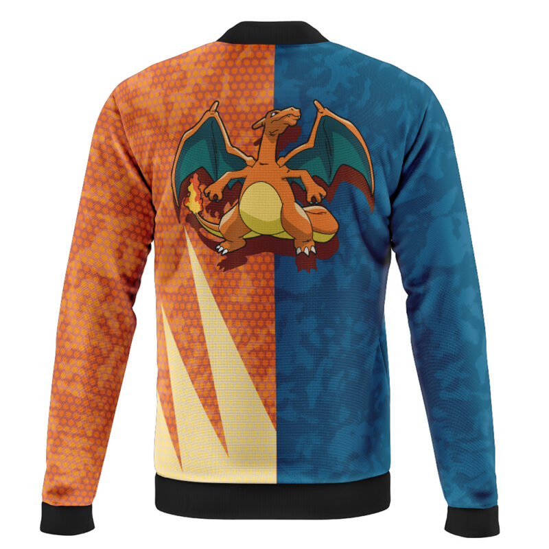 Charizard Classic Pokemon Casual Bomber Jacket - Image 2
