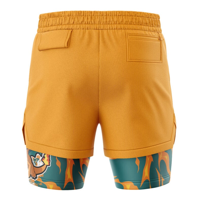 Charizard Trippy Pokemon 2-in-1 Performance Shorts - Image 4