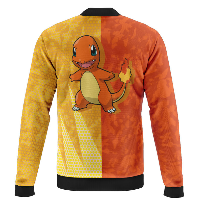 Charmander Classic Pokemon Casual Bomber Jacket - Image 2
