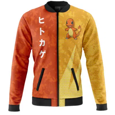 Charmander Classic Pokemon Casual Bomber Jacket