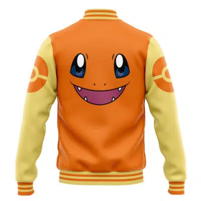 Charmander Face Pokemon Varsity Jacket