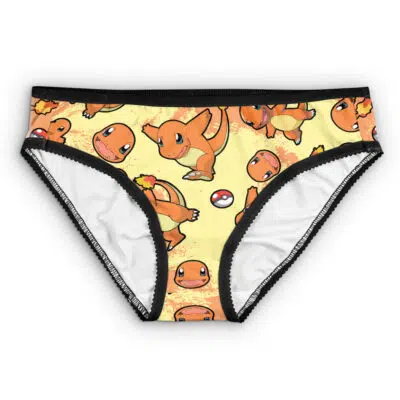 Charmander Pattern Pokemon Panties