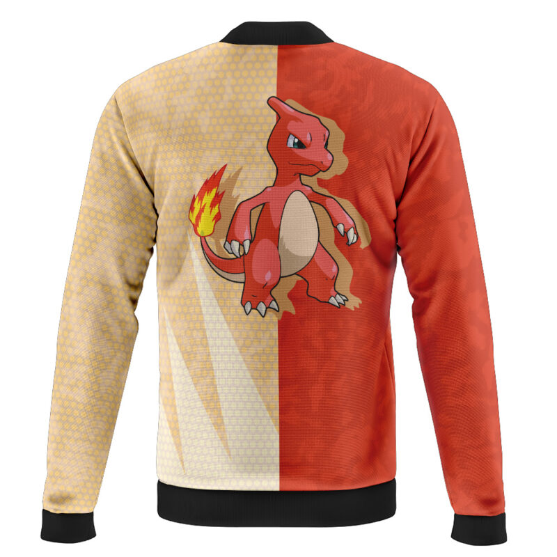 Charmeleon Classic Pokemon Casual Bomber Jacket - Image 2