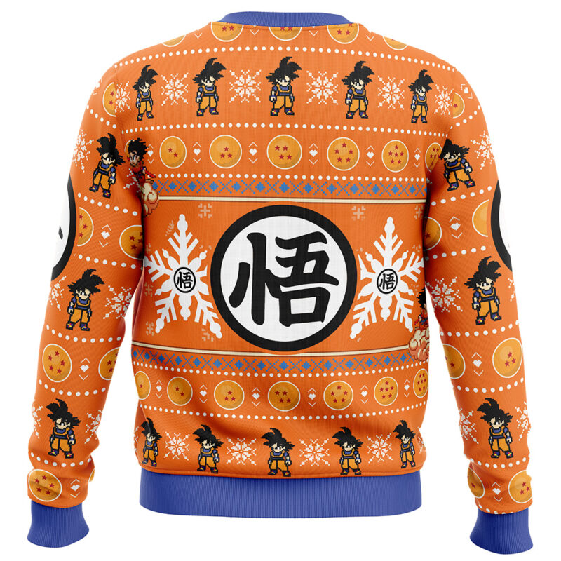 Christmas Goku Dragon Ball Z Ugly Christmas Sweater - Image 2