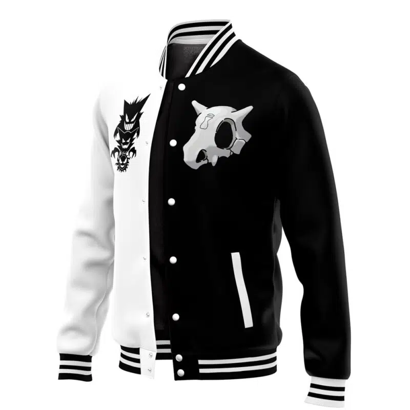 Cubone and the Ghosts Pokemon Varsity Jacket - Image 3
