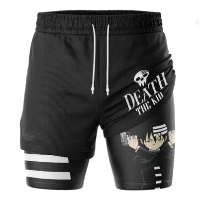 Death The Kid V2 Soul Eater 2-in-1 Performance Shorts