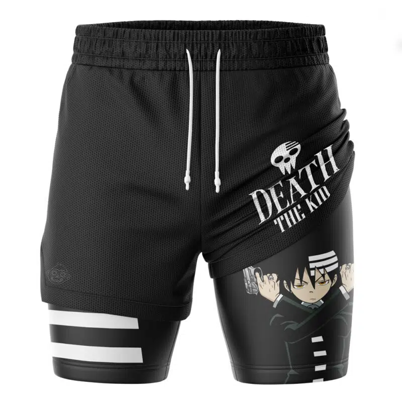 Death The Kid V2 Soul Eater 2-in-1 Performance Shorts