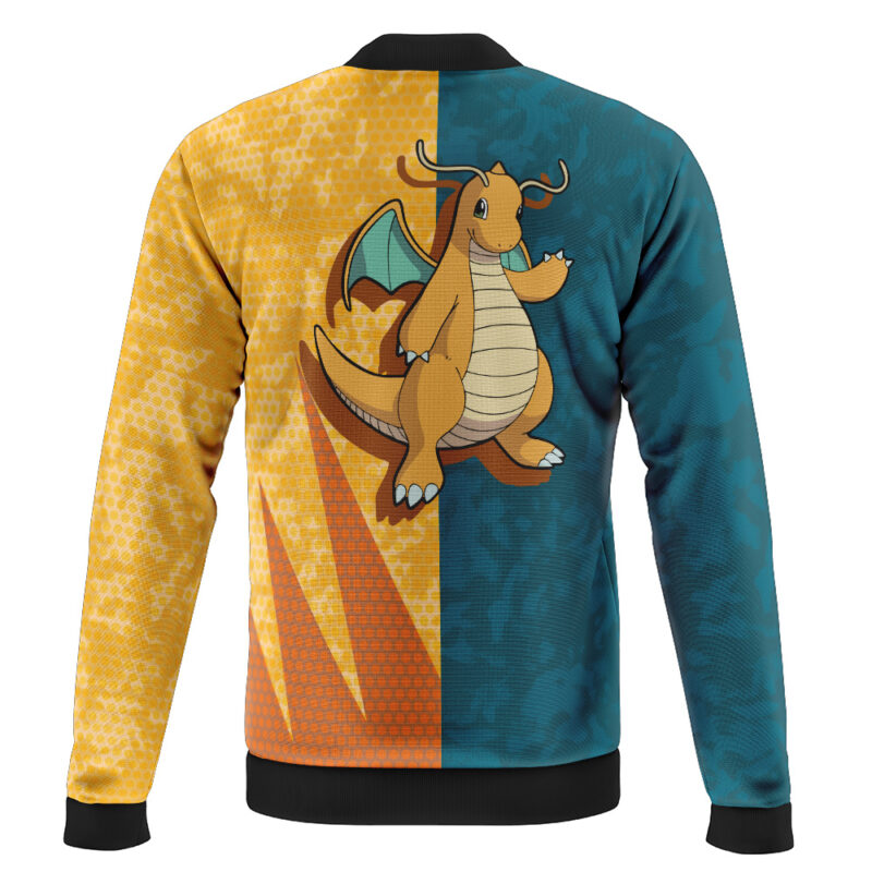 Dragonite Classic Pokemon Casual Bomber Jacket - Image 2