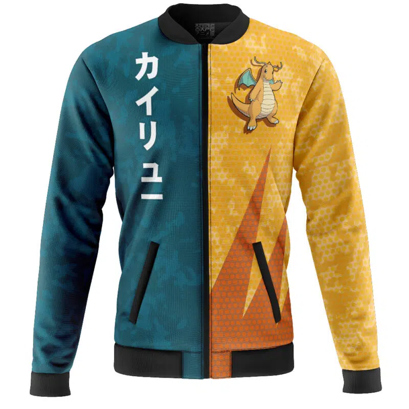 Dragonite Classic Pokemon Casual Bomber Jacket