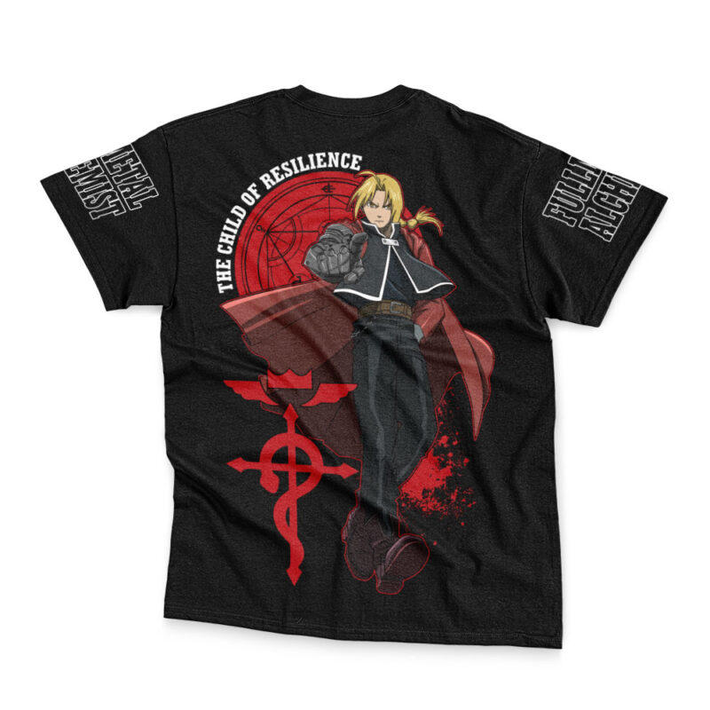 Edward Elric The Child Fullmetal Alchemist Streetwear T-Shirt - Image 4