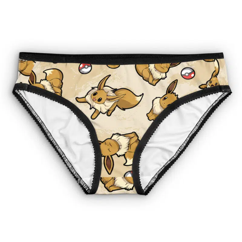 Eevee Pattern Pokemon Panties