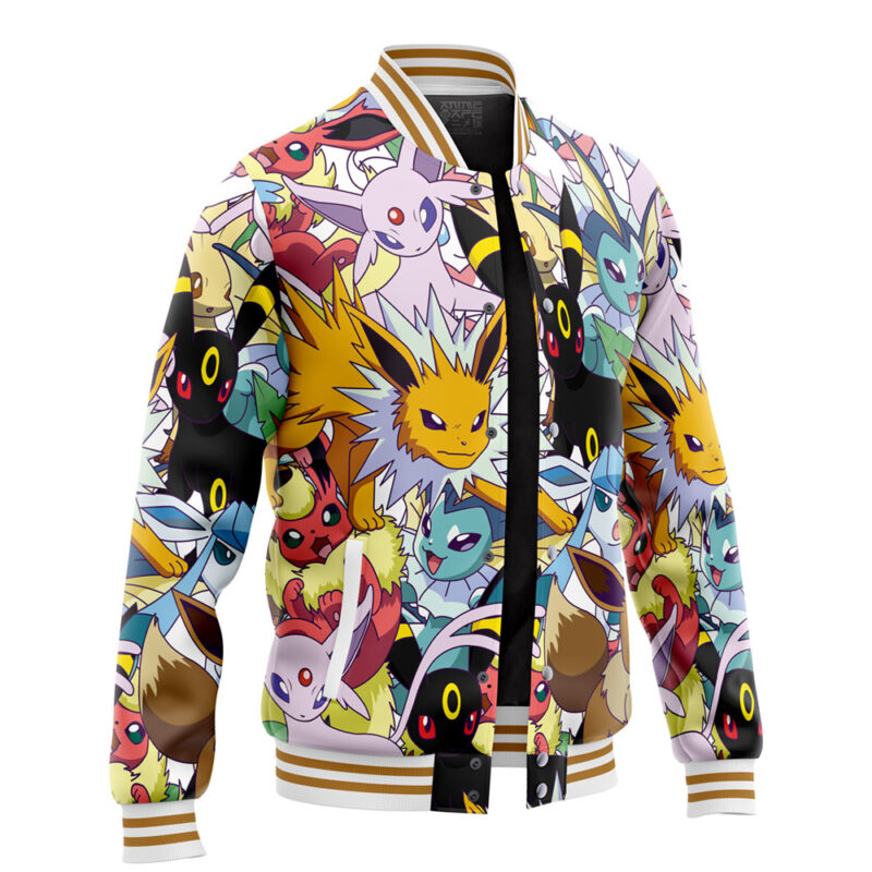 Eeveelutions Pokemon Varsity Jacket - Image 2
