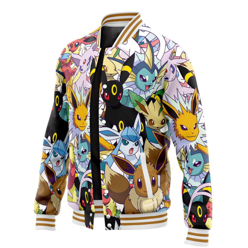 Eeveelutions Pokemon Varsity Jacket - Image 3