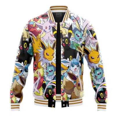Eeveelutions Pokemon Varsity Jacket