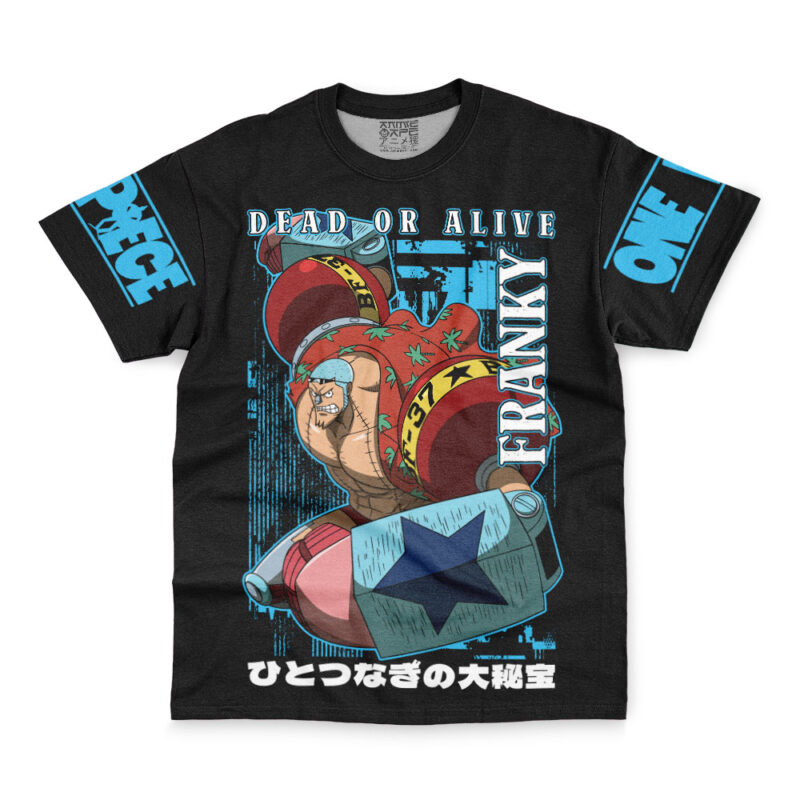 Franky Dead Or Alive One Piece Streetwear T-Shirt - Image 2