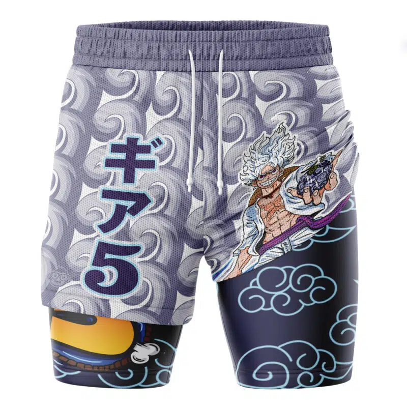 Gear Five Nika One Piece 2-in-1 Performance Shorts - Image 3
