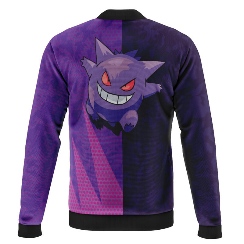 Gengar Classic Pokemon Casual Bomber Jacket - Image 2